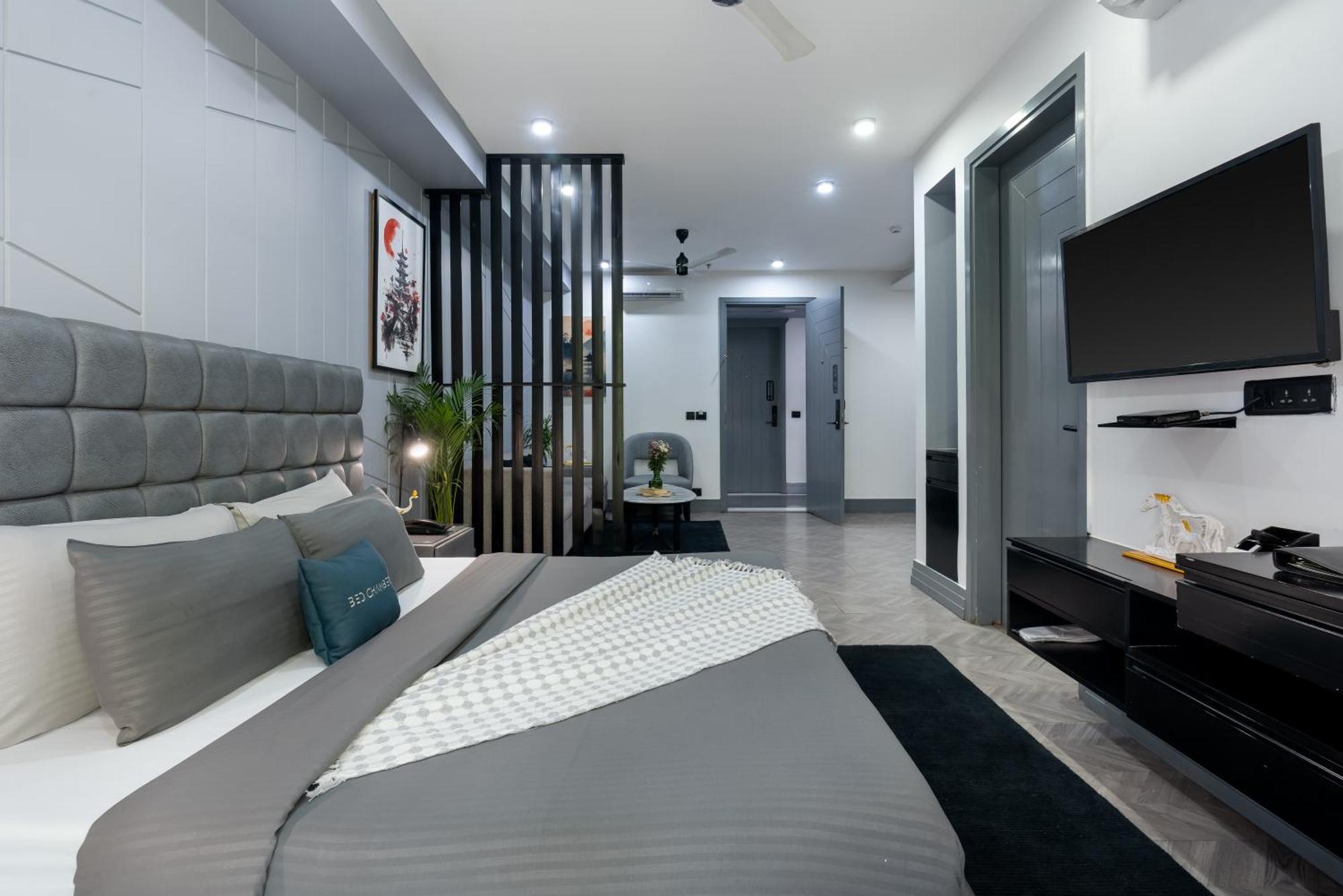 Bedchambers Serviced Apartments, Mg Road Gurgaon Exterior foto