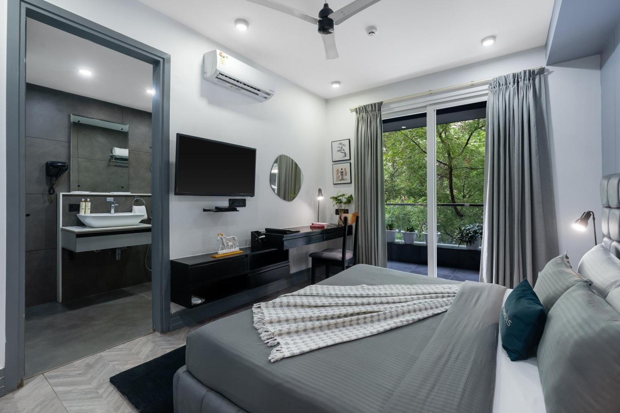 Bedchambers Serviced Apartments, Mg Road Gurgaon Exterior foto