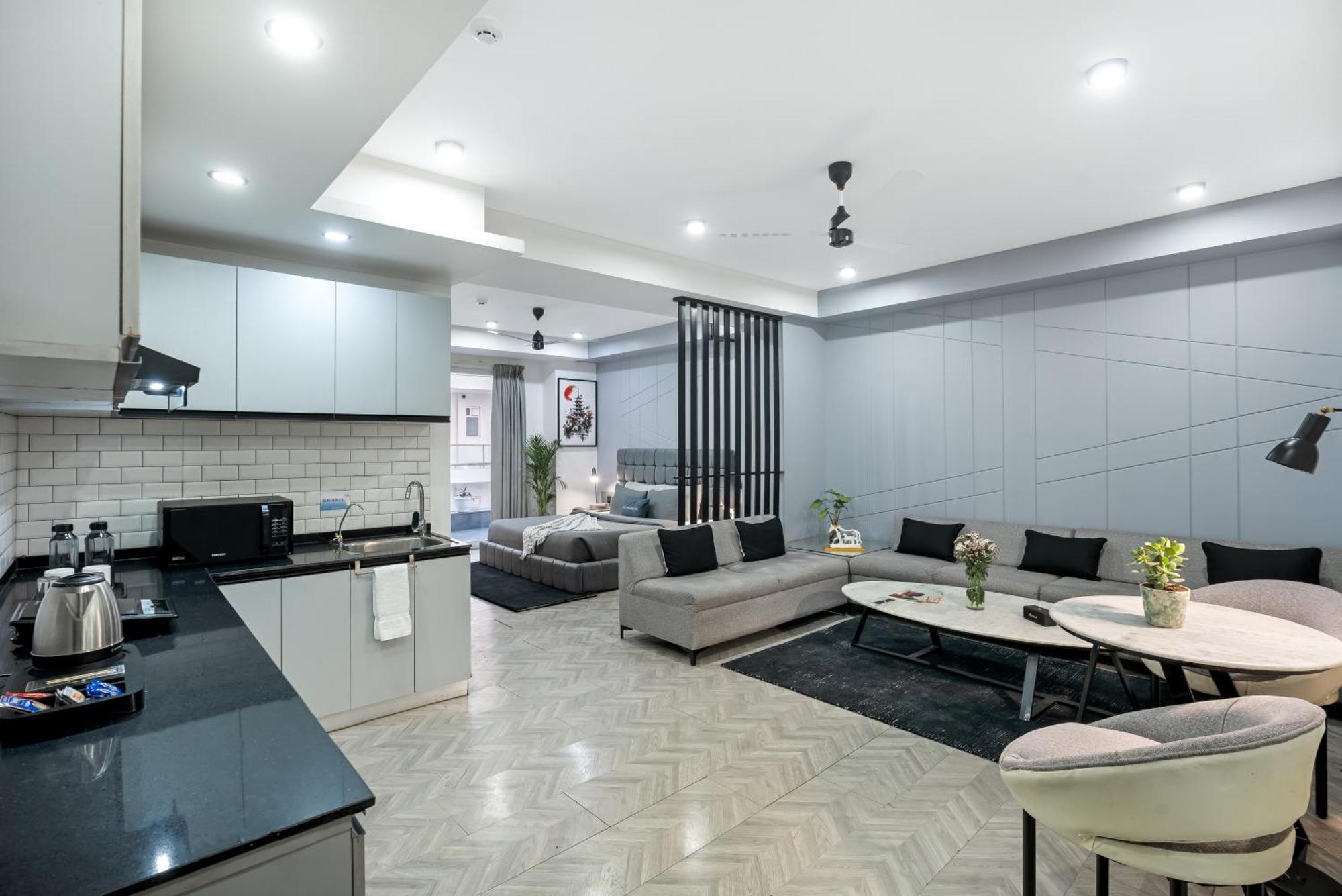 Bedchambers Serviced Apartments, Mg Road Gurgaon Exterior foto